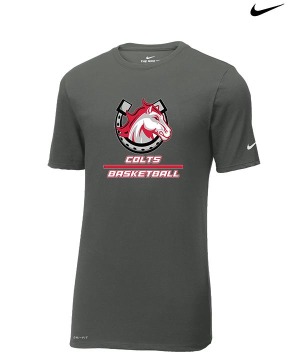 El Camino HS Boys Basketball Split - Mens Nike Cotton Poly Tee