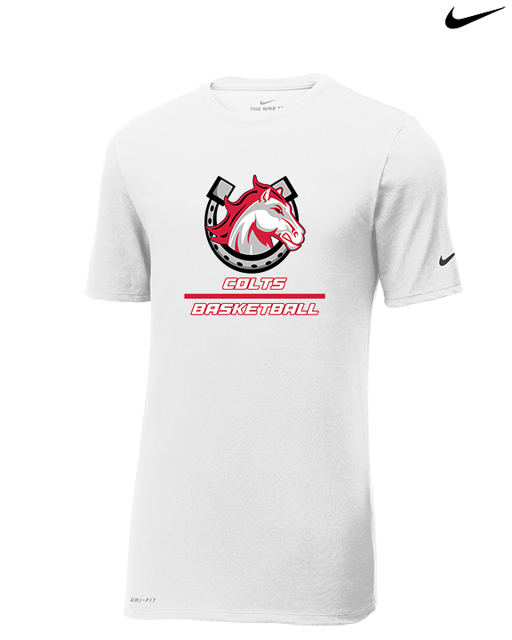 El Camino HS Boys Basketball Split - Mens Nike Cotton Poly Tee