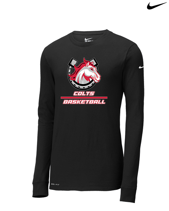 El Camino HS Boys Basketball Split - Mens Nike Longsleeve