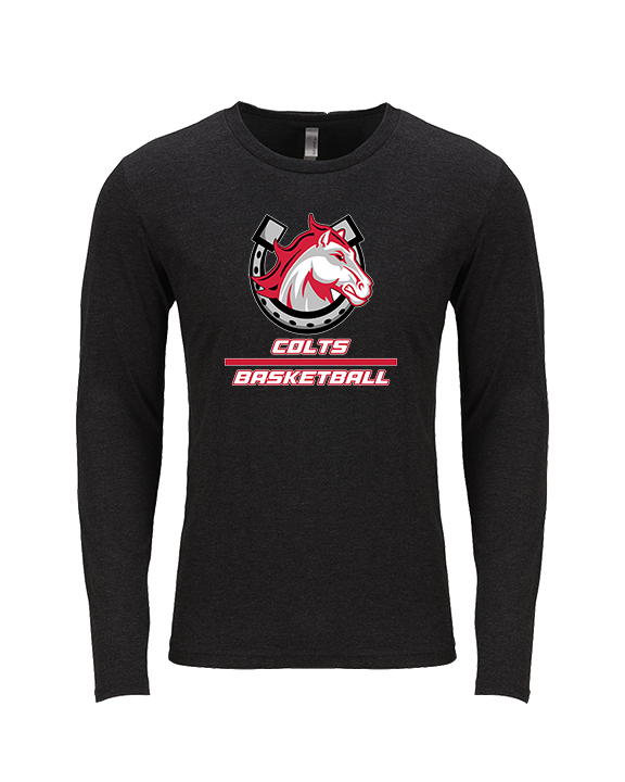 El Camino HS Boys Basketball Split - Tri-Blend Long Sleeve