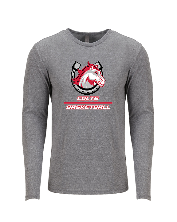 El Camino HS Boys Basketball Split - Tri-Blend Long Sleeve