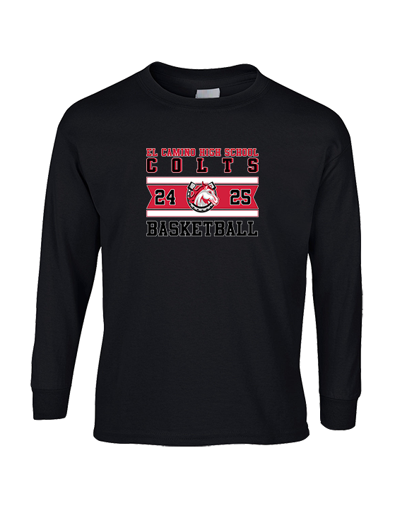 El Camino HS Boys Basketball Stamp - Cotton Longsleeve