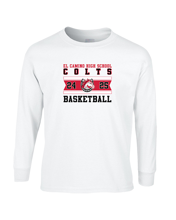 El Camino HS Boys Basketball Stamp - Cotton Longsleeve