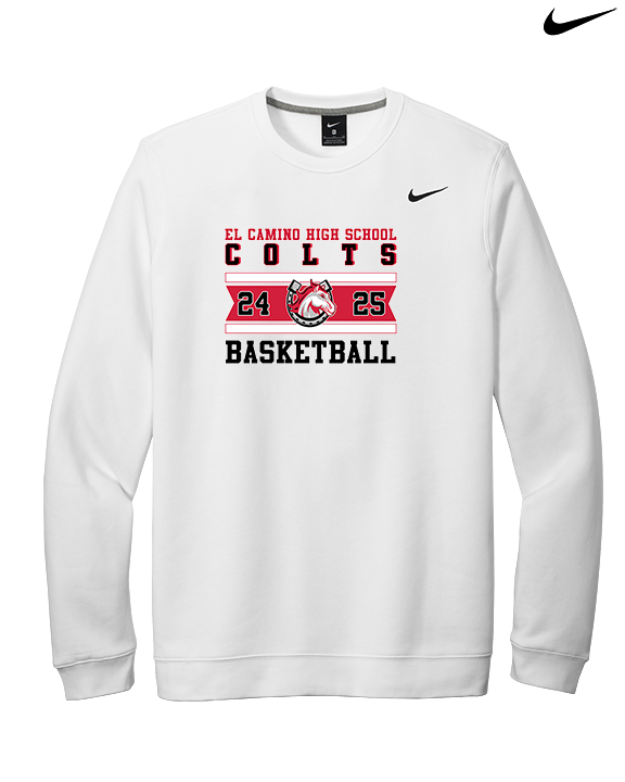 El Camino HS Boys Basketball Stamp - Mens Nike Crewneck