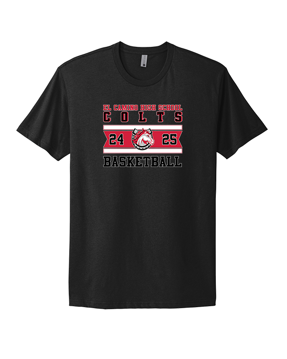 El Camino HS Boys Basketball Stamp - Mens Select Cotton T-Shirt