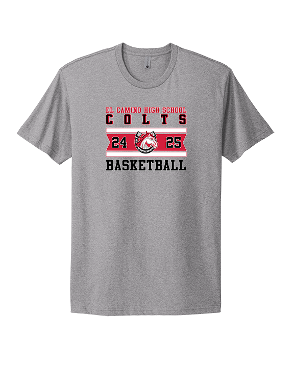 El Camino HS Boys Basketball Stamp - Mens Select Cotton T-Shirt