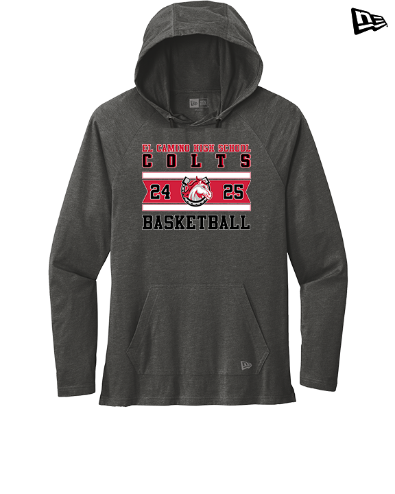 El Camino HS Boys Basketball Stamp - New Era Tri-Blend Hoodie