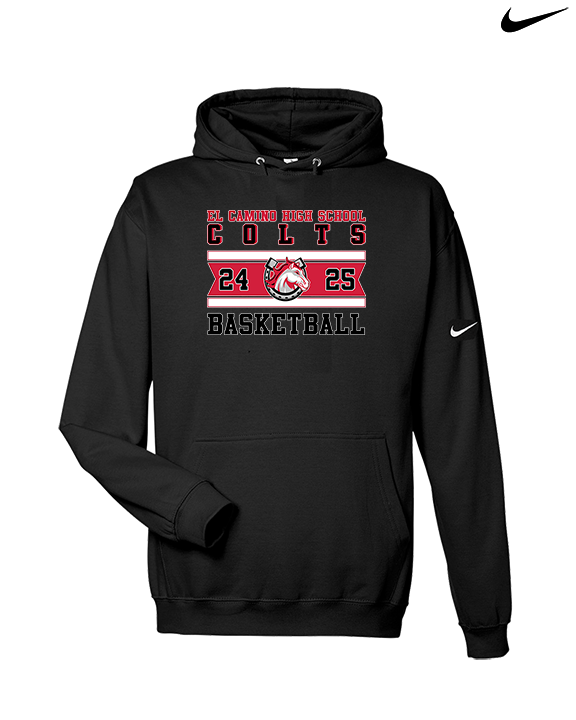 El Camino HS Boys Basketball Stamp - Nike Club Fleece Hoodie
