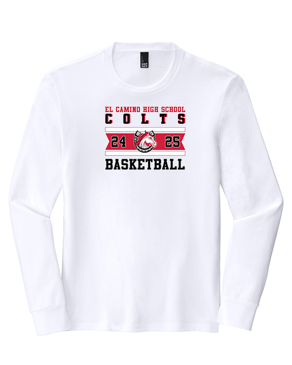 El Camino HS Boys Basketball Stamp - Tri-Blend Long Sleeve
