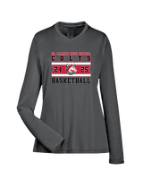 El Camino HS Boys Basketball Stamp - Womens Performance Longsleeve