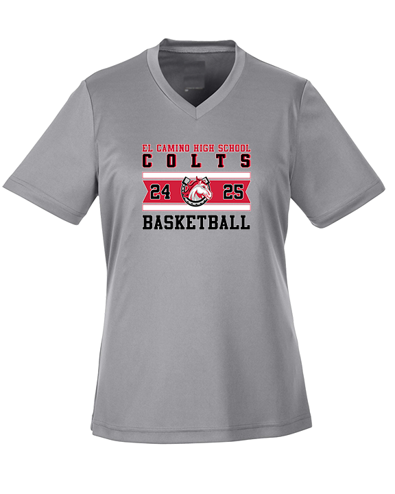 El Camino HS Boys Basketball Stamp - Womens Performance Shirt