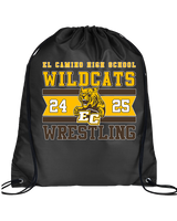 El Camino HS Wrestling Stamp 25 - Drawstring Bag