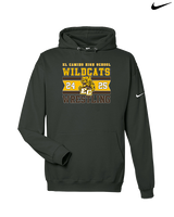 El Camino HS Wrestling Stamp 25 - Nike Club Fleece Hoodie