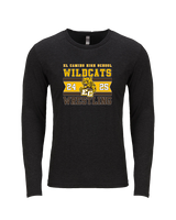 El Camino HS Wrestling Stamp 25 - Tri-Blend Long Sleeve
