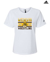 El Camino HS Wrestling Stamp 25 - Womens Adidas Performance Shirt