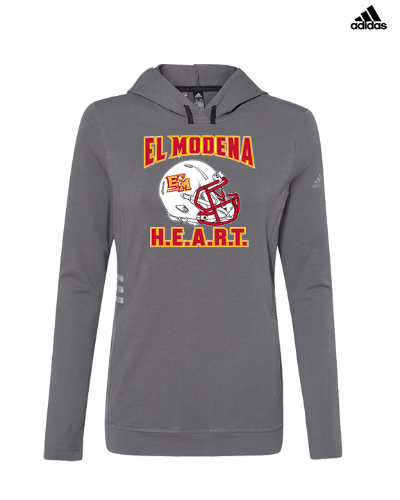 El Modena HS Football Custom 4 - Womens Adidas Hoodie