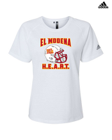 El Modena HS Football Custom 4 - Womens Adidas Performance Shirt
