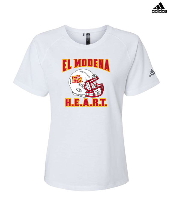 El Modena HS Football Custom 4 - Womens Adidas Performance Shirt