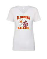El Modena HS Football Custom 4 - Womens Vneck