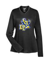 El Toro HS Football Bull - Womens Performance Longsleeve