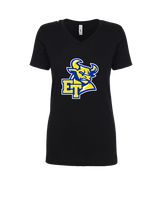 El Toro HS Football Bull - Womens Vneck