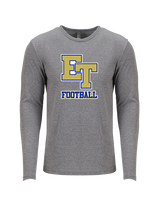 El Toro HS Football Logo V2 - Tri-Blend Long Sleeve