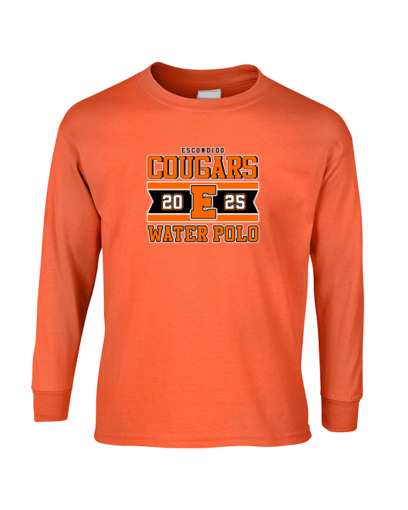 Escondido HS Boys Water Polo Stamp 25 - Cotton Longsleeve