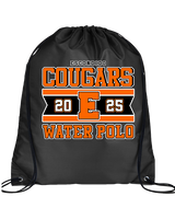 Escondido HS Boys Water Polo Stamp 25 - Drawstring Bag
