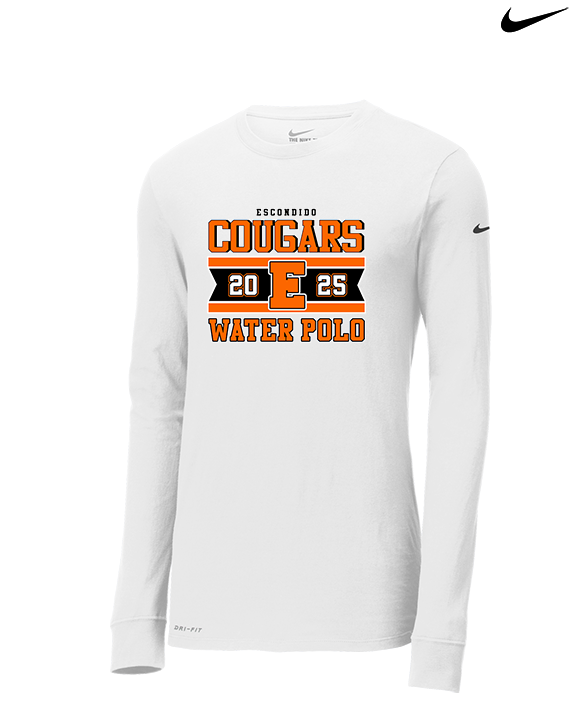 Escondido HS Boys Water Polo Stamp 25 - Mens Nike Longsleeve