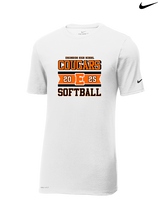 Escondido HS Softball Stamp 25 - Mens Nike Cotton Poly Tee