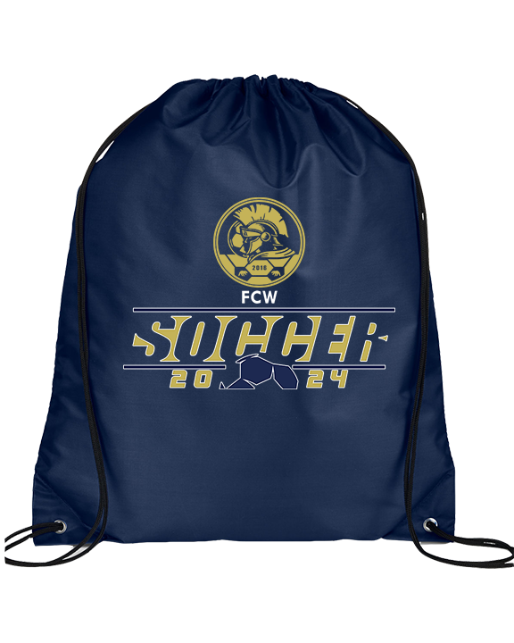 FC Warriors Soccer Lines - Drawstring Bag