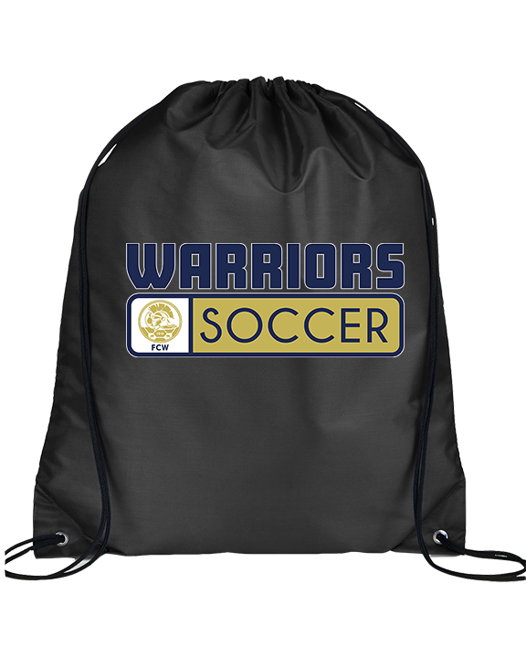 FC Warriors Soccer Pennant - Drawstring Bag