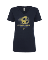 FC Warriors Soccer Soccer Ball - Womens Vneck