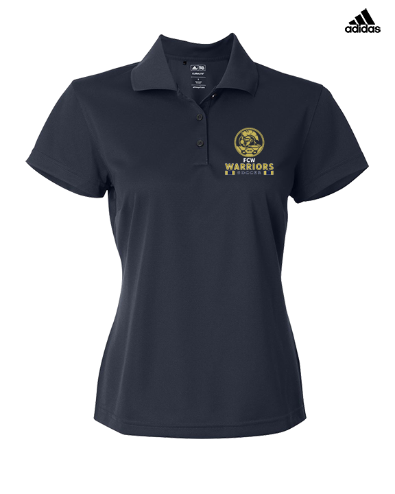 FC Warriors Soccer Stacked - Adidas Womens Polo