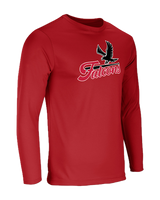 Fairfield HS Baseball Full Logo - Performance Longsleeve