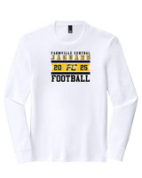 Farmville Central HS Football Stamp - Tri-Blend Long Sleeve