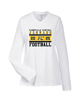 Farmville Central HS Football Stamp - Womens Performance Longsleeve