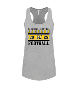 Farmville Central HS Football Stamp - Womens Tank Top