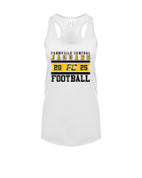 Farmville Central HS Football Stamp - Womens Tank Top