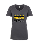 Farmville Central HS Football Stamp - Womens Vneck