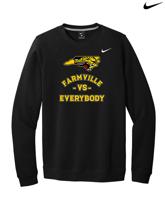Farmville Central HS Football Vs Everybody 2 - Mens Nike Crewneck