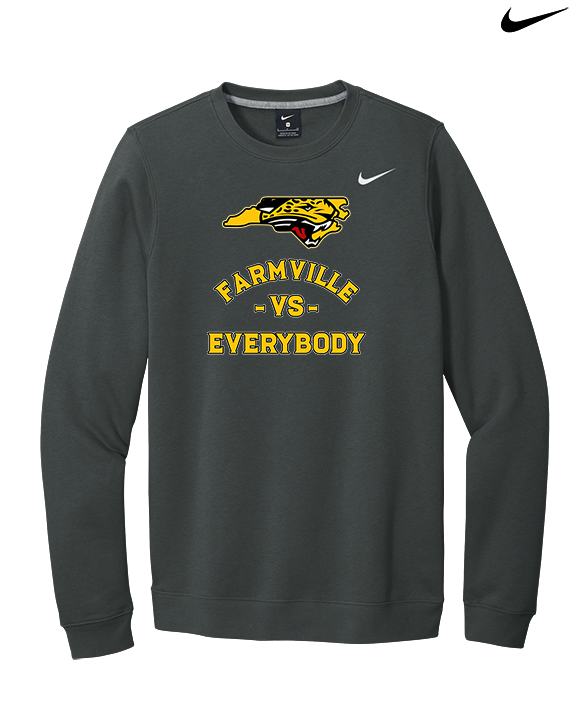Farmville Central HS Football Vs Everybody 2 - Mens Nike Crewneck