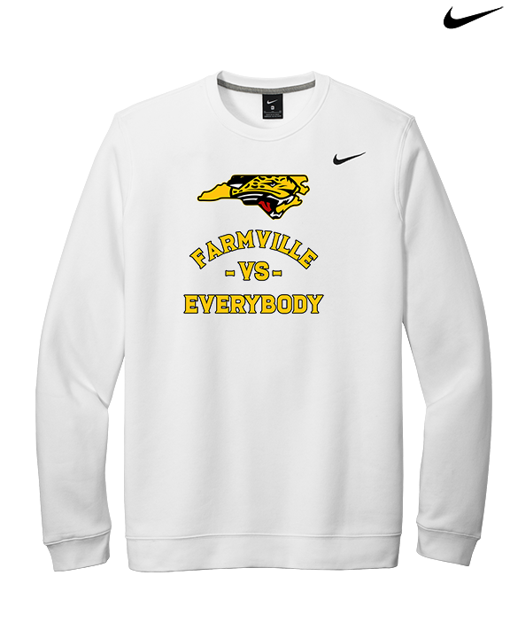 Farmville Central HS Football Vs Everybody 2 - Mens Nike Crewneck