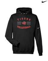 Fishers HS Boys Volleyball Curve 2 - Nike Club Fleece Hoodie