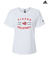 Fishers HS Boys Volleyball Curve 2 - Womens Adidas Performance Shirt
