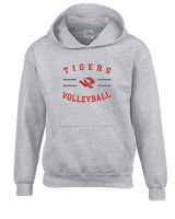 Fishers HS Boys Volleyball Curve 2 - Youth Hoodie