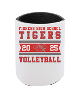 Fishers HS Boys Volleyball Stamp 25 - Koozie