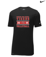 Fishers HS Boys Volleyball Stamp 25 - Mens Nike Cotton Poly Tee