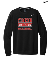 Fishers HS Boys Volleyball Stamp 25 - Mens Nike Crewneck