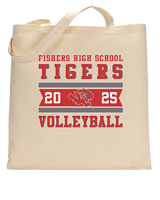 Fishers HS Boys Volleyball Stamp 25 - Tote